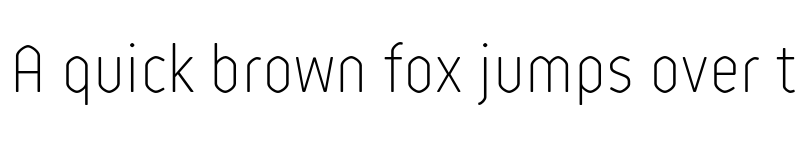 Preview of FONTSPRING DEMO - Reso Thin Regular font