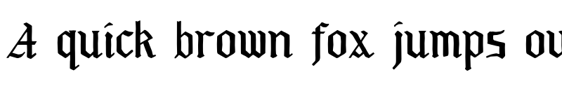 Preview of FONTSPRING DEMO - Resolution Blackletter Regular font