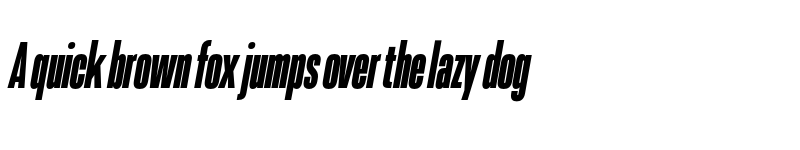 Preview of FONTSPRING DEMO - Resolve Sans Black Cm Ita Regular font