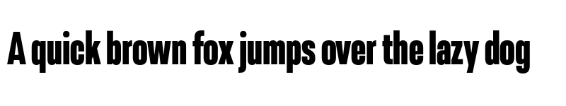 Preview of FONTSPRING DEMO - Resolve Sans Black Cn Regular font