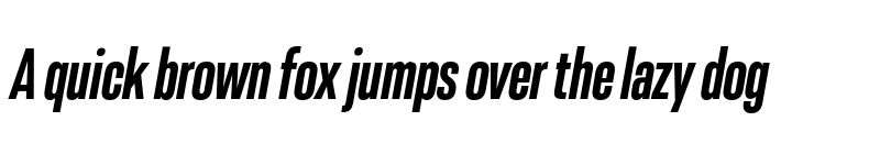 Preview of FONTSPRING DEMO - Resolve Sans Extrabold Cn Ita Regular font