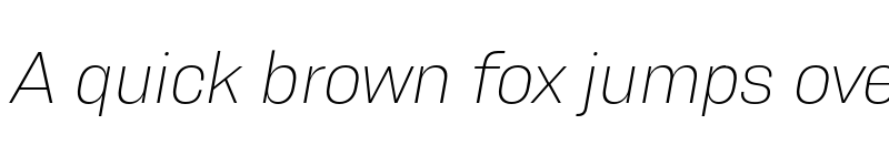 Preview of FONTSPRING DEMO - Resolve Sans Extralight Ita Regular font