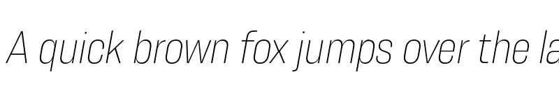 Preview of FONTSPRING DEMO - Resolve Sans Extralight Nrw Ita Regular font