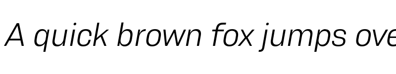 Preview of FONTSPRING DEMO - Resolve Sans Light Ita Regular font