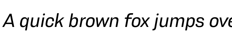 Preview of FONTSPRING DEMO - Resolve Sans Semilight Ita Regular font