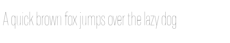 Preview of FONTSPRING DEMO - Resolve Sans Thin Cn Regular font