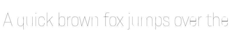 Preview of FONTSPRING DEMO - Resolve Sans Thin Nrw Regular font