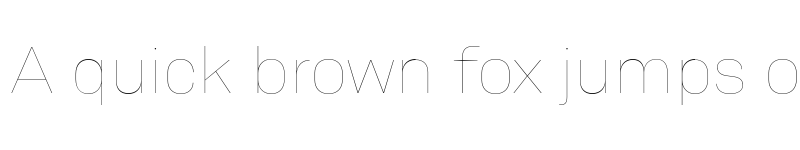 Preview of FONTSPRING DEMO - Resolve Sans Thin Regular font