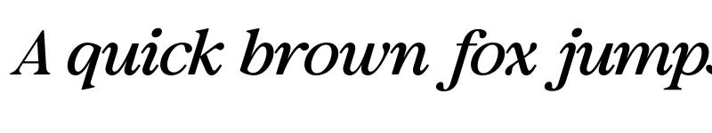 Preview of FONTSPRING DEMO - Results Letter Italic font