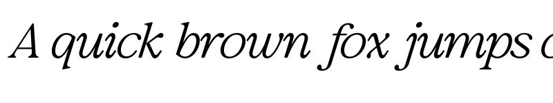 Preview of FONTSPRING DEMO - Results Letter  Thin Italic font