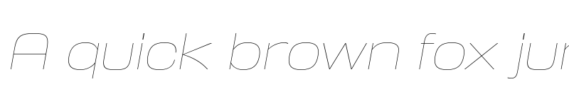Preview of FONTSPRING DEMO - Reversal Hairline Italic font
