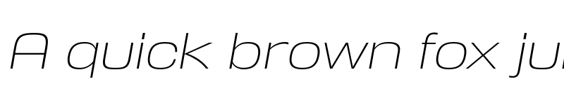 Preview of FONTSPRING DEMO - Reversal Thin Italic font