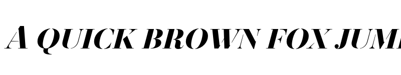 Preview of FONTSPRING DEMO - Revista Stencil Black Italic font