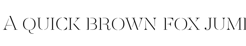 Preview of FONTSPRING DEMO - Revista Stencil Light Regular font