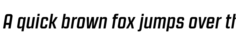Preview of FONTSPRING DEMO - Revolution Gothic Bold It Regular font