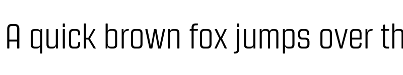 Preview of FONTSPRING DEMO - Revolution Gothic Light Regular font