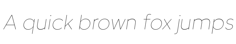 Preview of FONTSPRING DEMO - Rewalt Thin Italic font