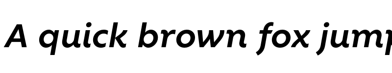 Preview of FONTSPRING DEMO - Ricardo ITA Bold Italic font
