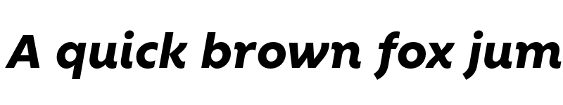 Preview of FONTSPRING DEMO - Ricardo ITA XBold Regular font