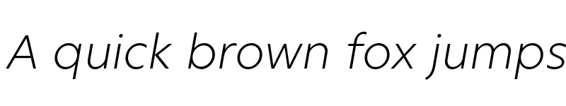 Preview of FONTSPRING DEMO - Ricardo XLightIt Regular font