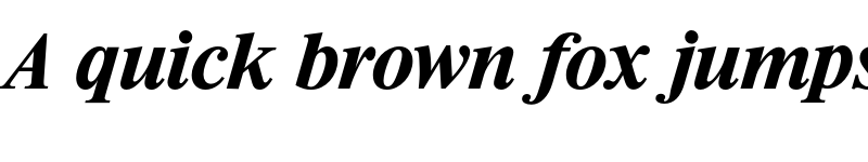Preview of FONTSPRING DEMO - Riccione Serial Bold Italic font