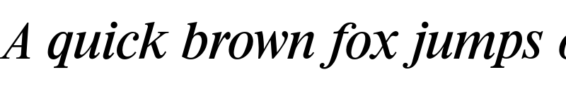 Preview of FONTSPRING DEMO - Riccione Serial Italic font