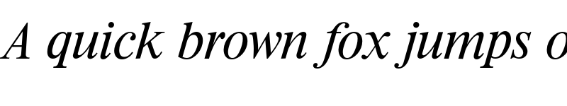 Preview of FONTSPRING DEMO - Riccione Serial Light Italic font