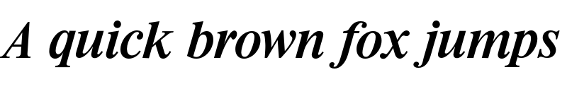 Preview of FONTSPRING DEMO - Riccione Serial Medium Italic font