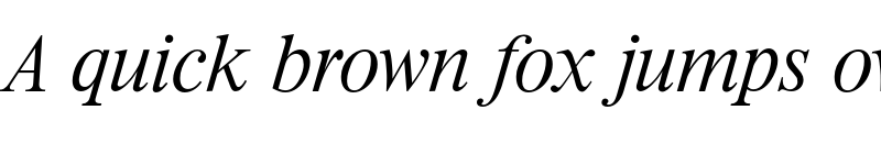 Preview of FONTSPRING DEMO - Riccione Serial Xlight Italic font