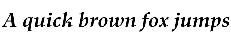 Preview of FONTSPRING DEMO - Richler Bold Italic font