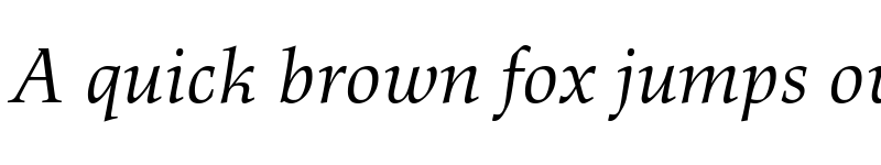 Preview of FONTSPRING DEMO - Richler Pro Italic font