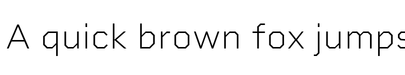 Preview of FONTSPRING DEMO - Rigid Square ExtraLight Regular font