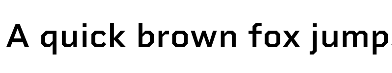 Preview of FONTSPRING DEMO - Rigid Square SemiBold Regular font