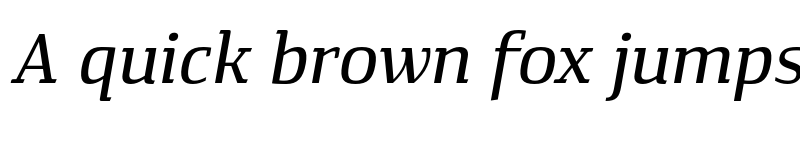 Preview of FONTSPRING DEMO - Rikna Medium Italic Regular font