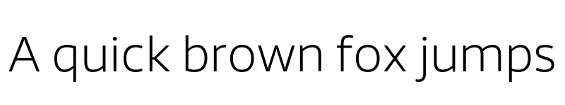 Preview of FONTSPRING DEMO - Riona Sans ExtraLight Regular font