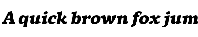 Preview of FONTSPRING DEMO - Rival Black Italic font