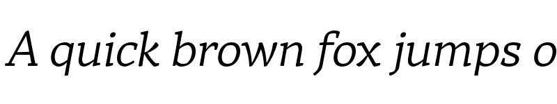 Preview of FONTSPRING DEMO - Rival Light Italic font