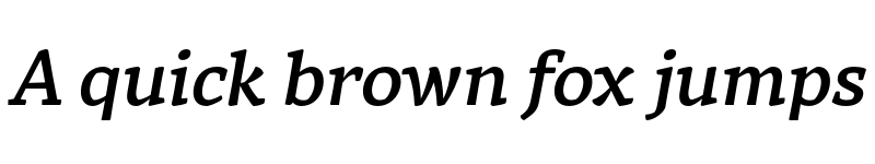 Preview of FONTSPRING DEMO - Rival Medium Italic font