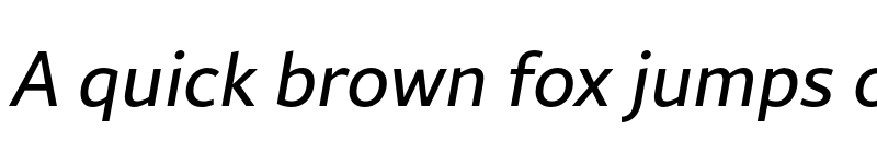 Preview of FONTSPRING DEMO - Rival Sans Italic font