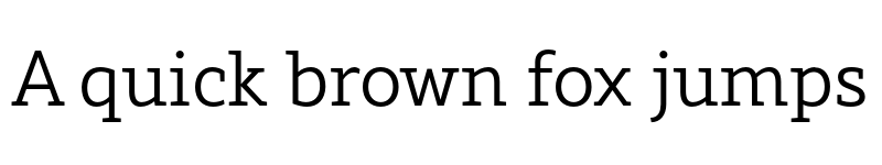 Preview of FONTSPRING DEMO - Rival Slab Light Regular font