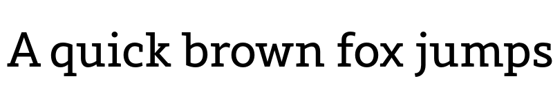 Preview of FONTSPRING DEMO - Rival Slab Regular font