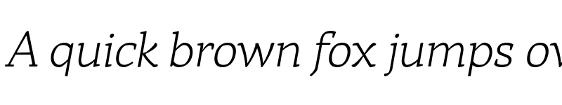 Preview of FONTSPRING DEMO - Rival UltraLight Italic font