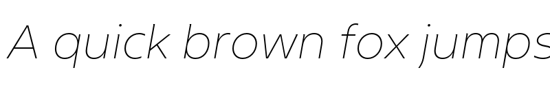 Preview of FONTSPRING DEMO - Riveta Thin Italic font