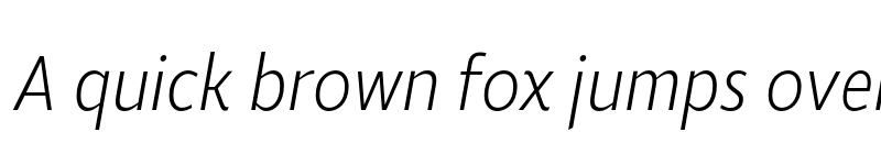 Preview of FONTSPRING DEMO - Roanne Cond ExtraLight Italic Regular font