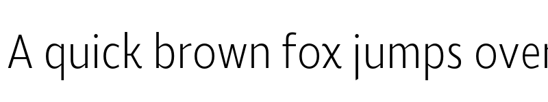 Preview of FONTSPRING DEMO - Roanne Cond ExtraLight Regular font