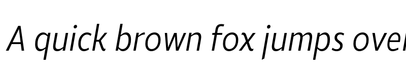 Preview of FONTSPRING DEMO - Roanne Cond Light Italic Regular font