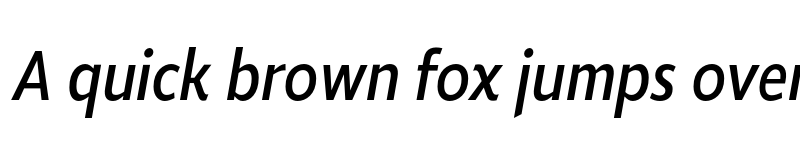 Preview of FONTSPRING DEMO - Roanne Cond Regular Italic Regular font