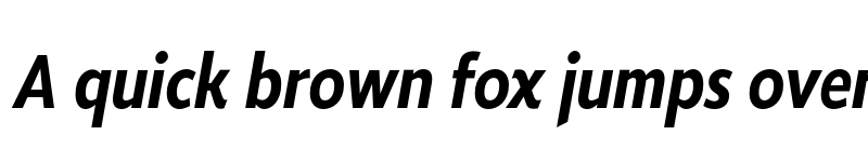 Preview of FONTSPRING DEMO - Roanne Cond SemiBold Italic Regular font