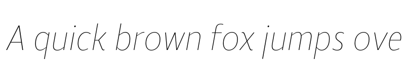 Preview of FONTSPRING DEMO - Roanne Cond Thin Italic Regular font