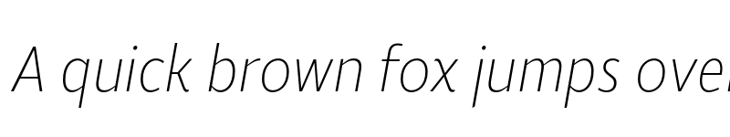 Preview of FONTSPRING DEMO - Roanne Cond UltraLight Italic Regular font